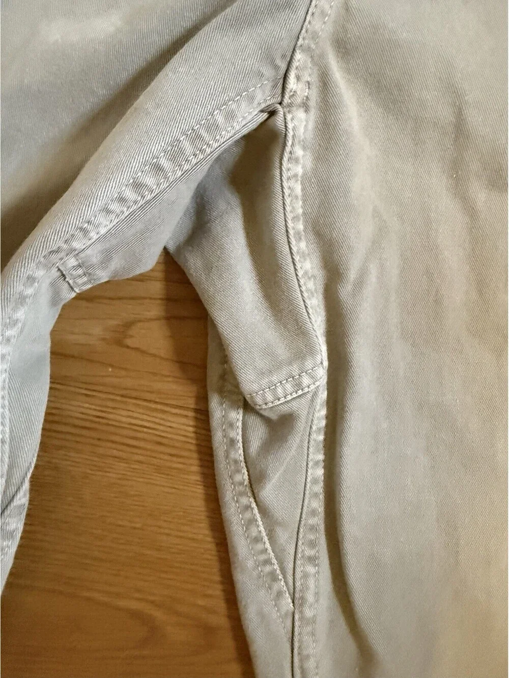 VTG GRAMICCI Men’s Climbing Pants - Tan Wash - Elastic Belted Waist - Size Small